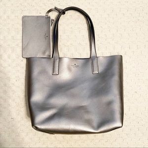 Kate Spade Large Reversible Tote Bag + Pouch